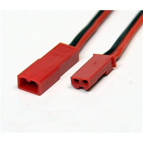 Hobbyflip Jst Battery Connector Power Plug 100mm Wire Cable Lead Male