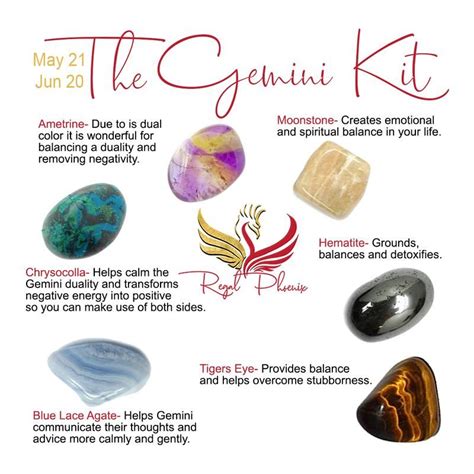 The Gemini Kit In 2020 Stones And Crystals Crystal Healing Stones