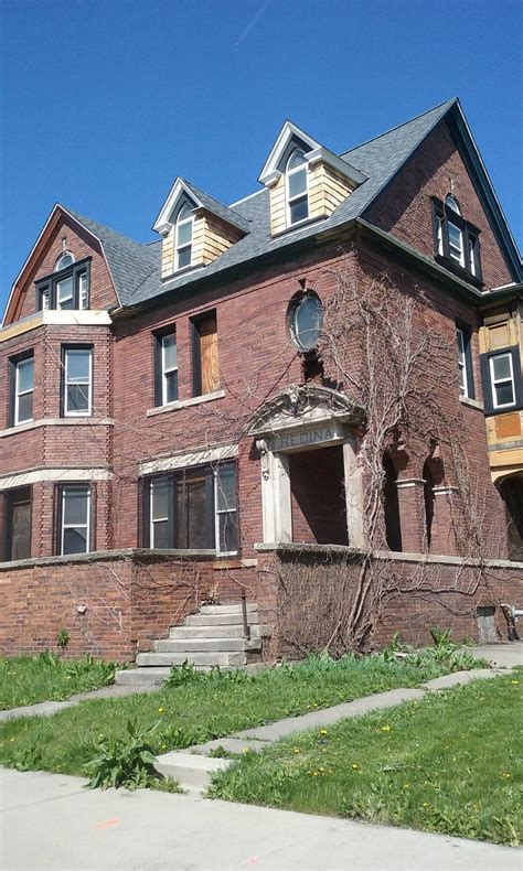 Abandoned Mansion In Brush Park Detroit Mi Abandoned Detroit Old