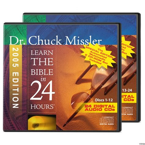 Learn The Bible In 24 Hours Chuck Missler Audio Cd Set 24 Sessions