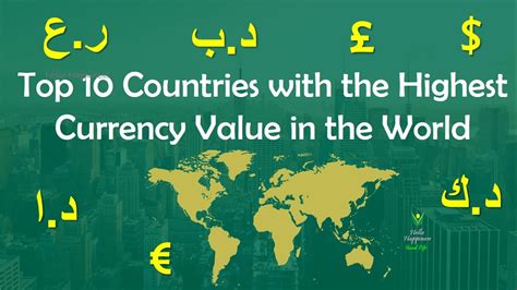 Top 10 Countries With The Highest Currency Value In The World 2021