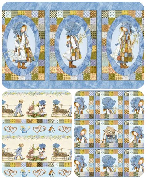 Licensed Holly Hobbie Quilt Fabric Perfect For Quilting Patchwork