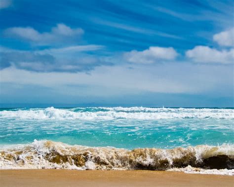 Free Download 2560x1080 Wallpaper Ocean Sea Gulf Waves Blue Water Coast