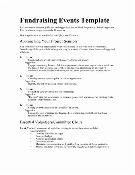 Fundraising Event Planning Template Luxury Fundraising Event Bud