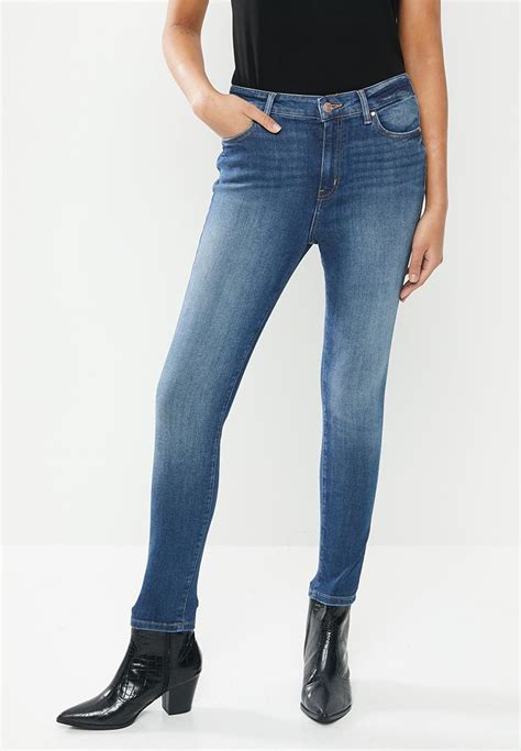 Power Skinny Low Rise Jeans Blue Guess Jeans