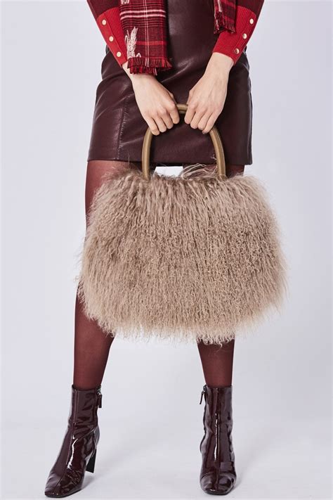 Limited Edition Mongolian Fur Tote Bag