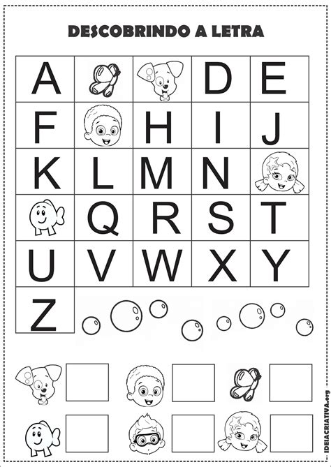 Atividades Alfabeto Educação Infantil Atividade Alfabeto Educação