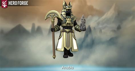 Anubis Made With Hero Forge