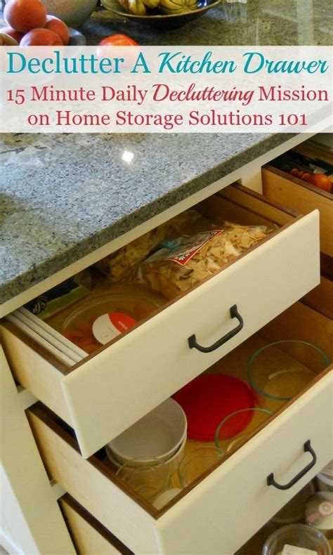 How To Declutter Kitchen Drawers Declutter Kitchen Drawers Declutter