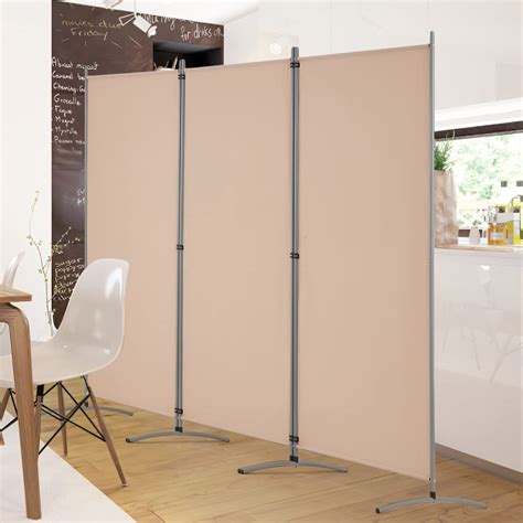Esright 3 Panel Office Room Divider 6 Ft Tall Folding Privacy Screen