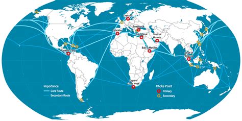 Main Maritime Shipping Routes Port Economics Management And Policy