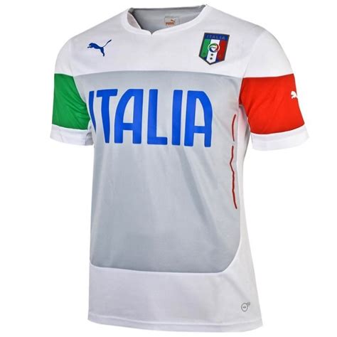 Classic italy football shirts and kit from the 1990s to present day. Italy national team Training jersey 2014/15 white - Puma ...