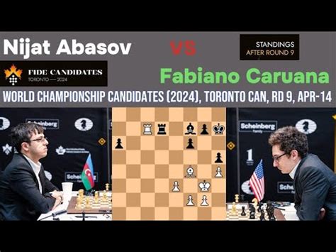 Nijat Abasov Vs Fabiano Caruana World Championship Candidates 2024