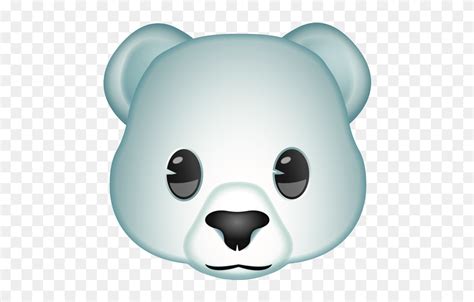 Download White Bear Emoji Png Clipart 5598145 Pinclipart