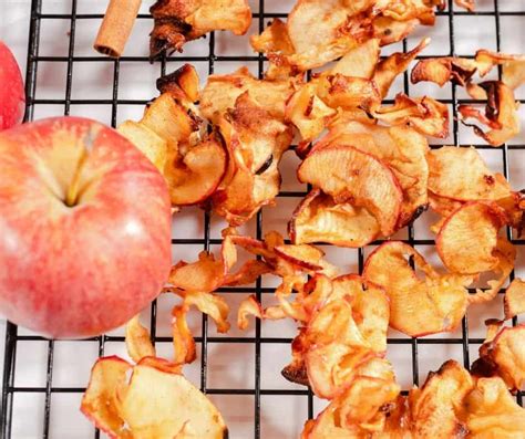 Air Fryer Apple Chips With Video Fork To Spoon