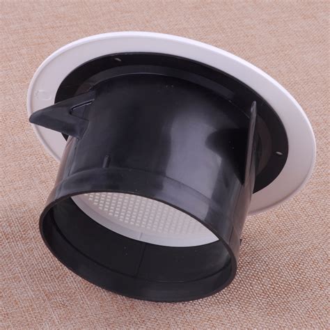 100mm Abs Plastic Round Air Exhaust Vent Grille Wall Ventilation Inlet
