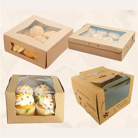 Printed Custom Bakery Boxes With Window Wholesale Price