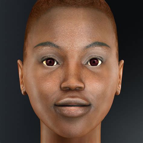 Black Female Rigged 3d Model 50 Unknown Max 3ds Dae Fbx Pwc