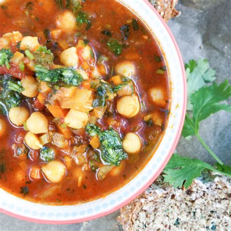 I had every intention of making a wholesome, chickpea and vegetable soup. Moroccan Style Spiced Chickpea & Harissa Soup