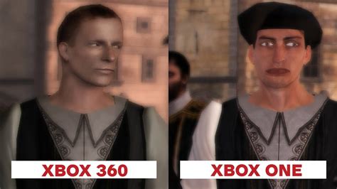 Assassin S Creed Graphics Comparison Xbox Vs Xbox One Youtube