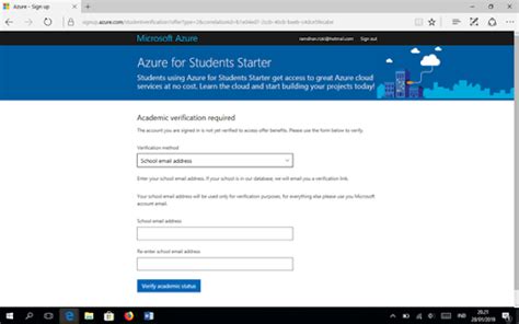 Using Microsoft Azure To Verify Student Enrollment And Academic