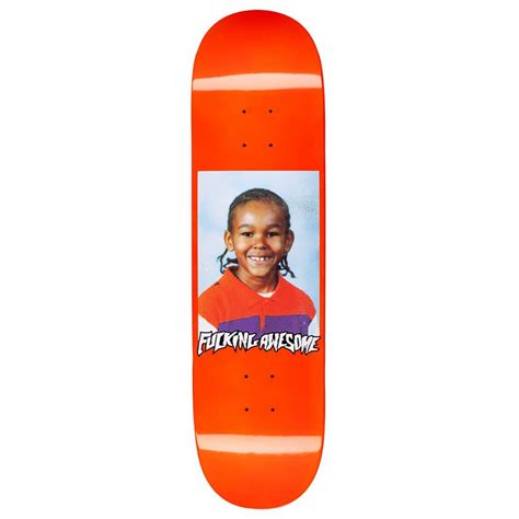 Fucking Awesome Na Kel Class Photo Skateboard Deck 825 Orange Fadeck0074 Consortium