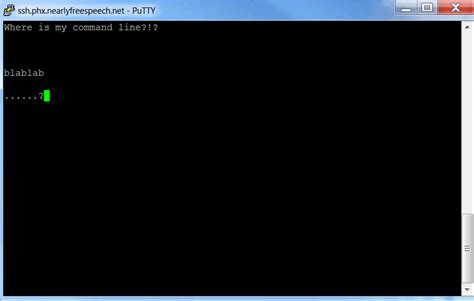 Putty Ssh How To Get The Command Line Back Itecnote
