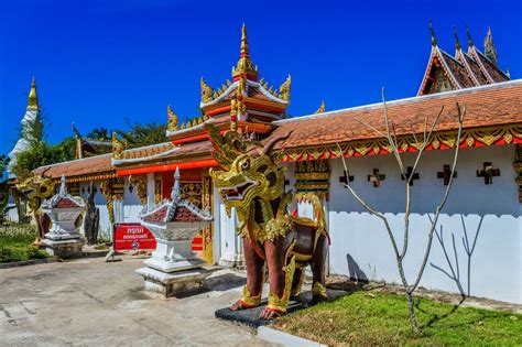Wat Thai Wang Kham Temple Landmark Free Stock Photo Public Domain
