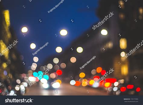 Photo De Stock Blurred City People Urban Scene 173177393 Shutterstock