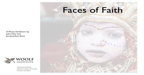 Faces Of Faith University Of Cambridge Pdf Document