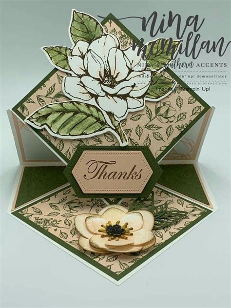 Stampin Up Fancy Fold Stand Up Cards Origami