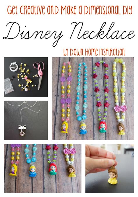 Get Creative And Make Dimensional Diy Disney Necklaces
