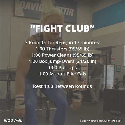 Fight Club Is Another New Benchmark Wod From Comptrain This Is The