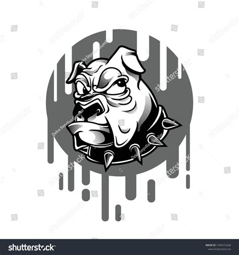 1 Black And White Cartoon Graffiti Dog Line Hand Drawn Illustration
