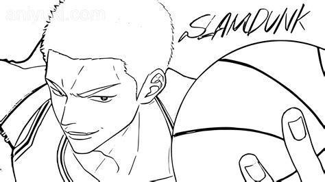 Dibujos De Slam Dunk Para Colorear Aniyuki Com