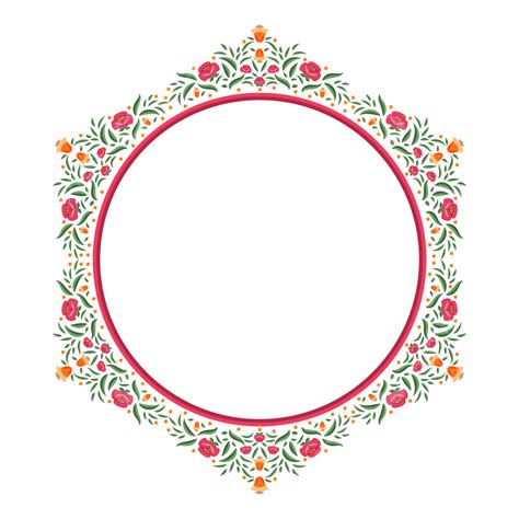 Gambar Bingkai Bunga Segi Enam Bunga Mawar Merah Muda Untuk Pernikahan