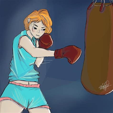 Boxer Girl Digital Art By Mariana Solares Pixels