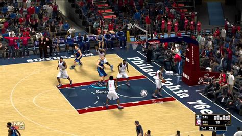 Nba 2k13 Dallas Mavericks Vs Philadelphia 76ers Online Game Youtube