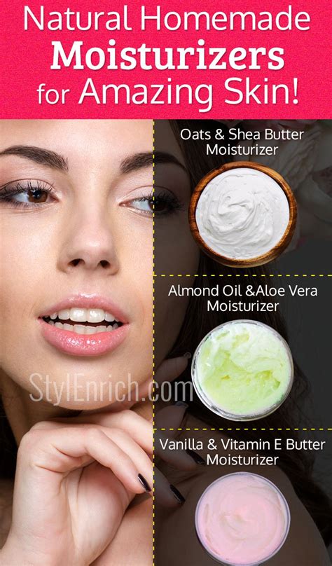 Natural Homemade Moisturizers For Amazing Skin Stylenrich
