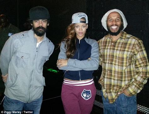 Damian marley and bob marley are almost synonymous in the current world. Rihanna cosies up to Ziggy and Damian Marley as they take ...