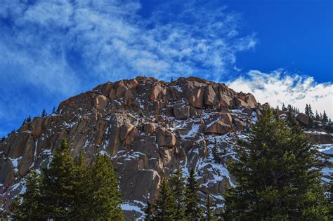 Free photo: Rock Mountain - Clouds, Rocks, Winter - Free Download - Jooinn