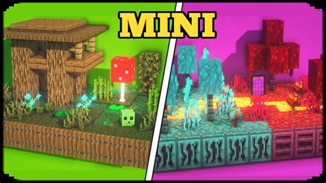 Minecraft Mini Biomes How To Make Mini Biomes Youtube