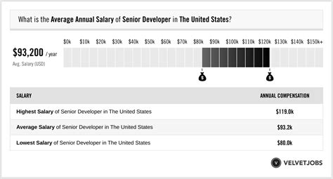 Senior Developer Salary (Actual 2024 | Projected 2025) | VelvetJobs