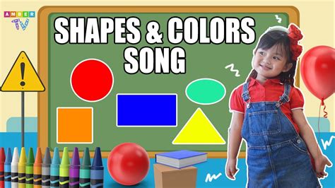 Shapes And Colors Song For Kids Nursery Rhymes For Kids Youtube