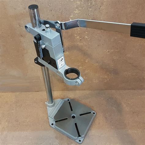 The head and the dovetail guides can be tilted to 90 degrees, giving you the liberty of bevelled drilling and versatile milling tasks. Hand Drill Press Stand (1-Head / Cast (end 3/1/2021 9:52 PM)