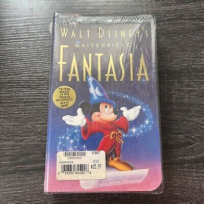 Fantasia Vhs Walt Disney S Masterpiece Clamshell Picclick My XXX Hot Girl