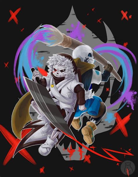 Ink sans and storyshift chara simulator (phase 2) by inksans13498. Ink vs Cross by SavkaMagical | Undertale pictures ...