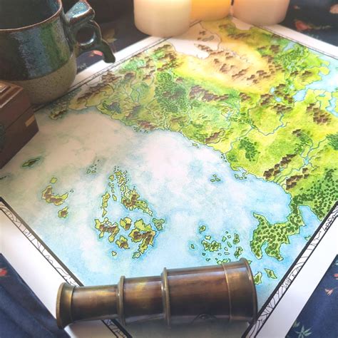 Map Of Faerun Sword Coast Dnd Map Gm Tools Faerûn Etsy Australia