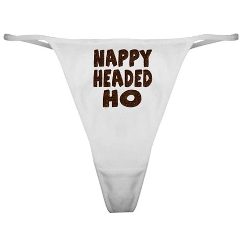 Nappy Headed Ho Hairy Design Classic Thong By Nappyheadedho