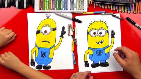 How To Draw A Minion Art For Kids Hub